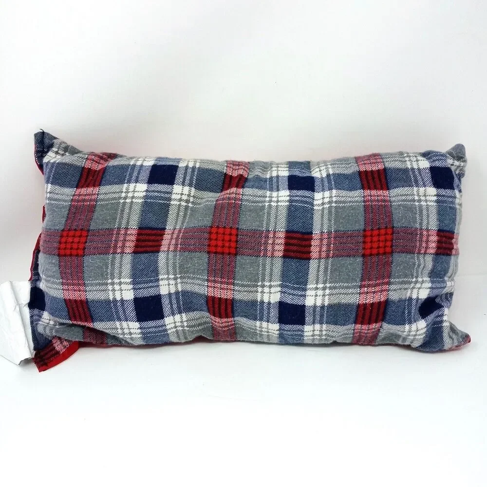 Vintage American Trailers Made in USA Camp Pillow Quallofil Packable Small